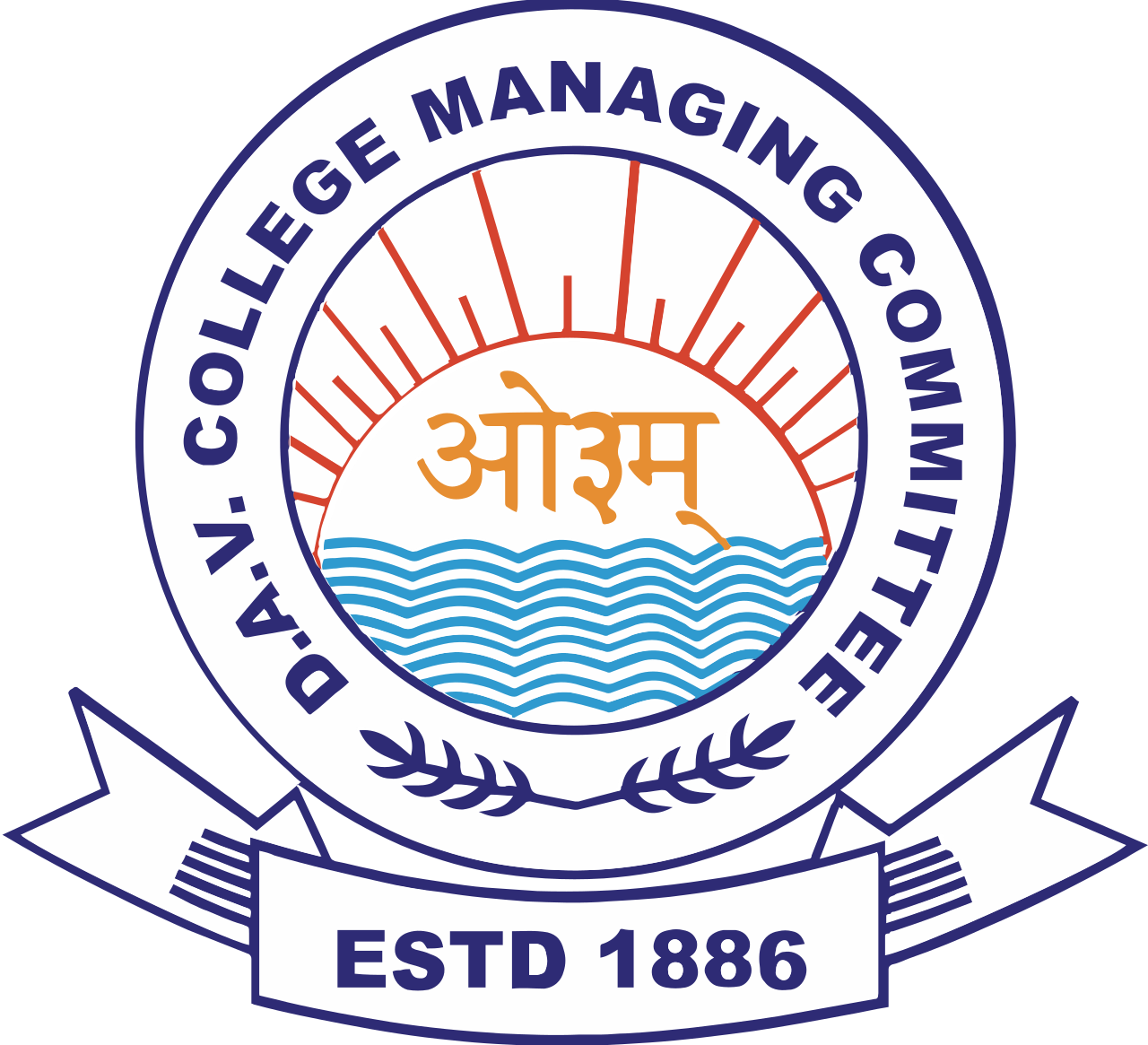 D.A.V. College Managing Committee logo